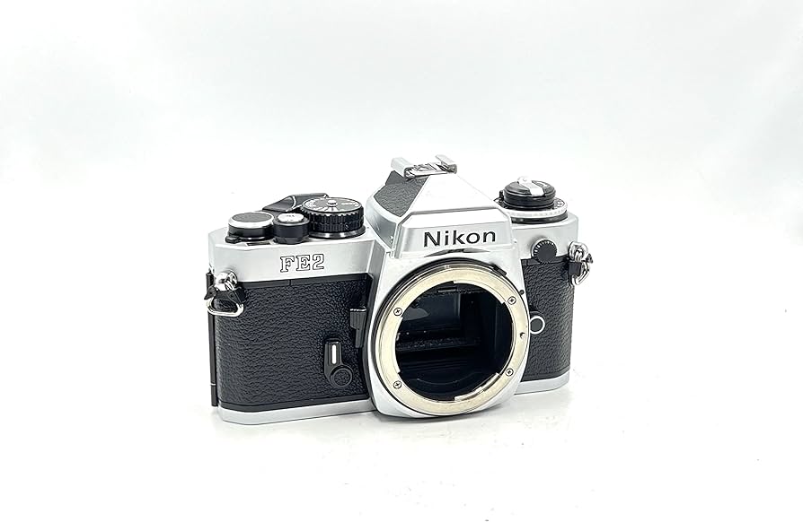 Amazon.com : Nikon FE2 film SLR camera with chrome body; no lens