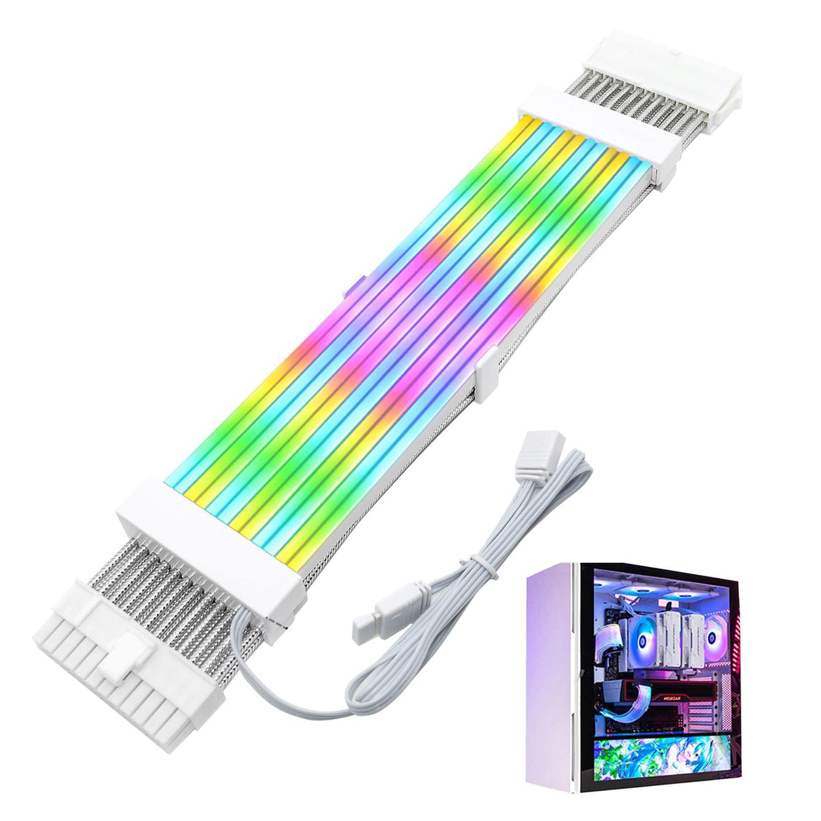 Amazon.co.jp: RGB 電源ケーブル,ARGB ネオンカラーライン電源延長