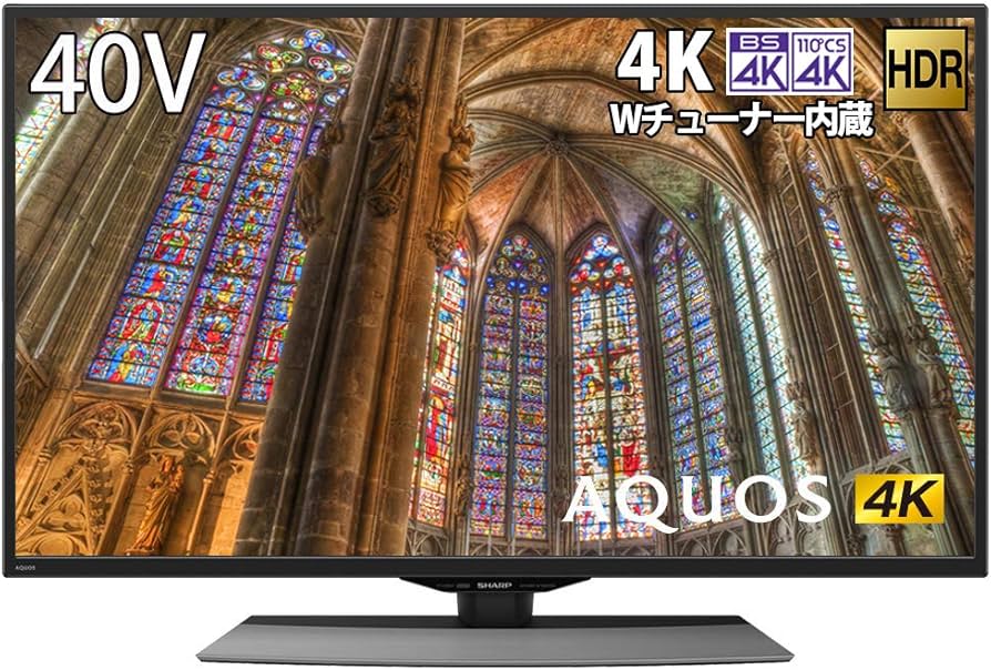 Amazon | シャープ 40V型 4K チューナー内蔵 液晶 テレビ AQUOS
