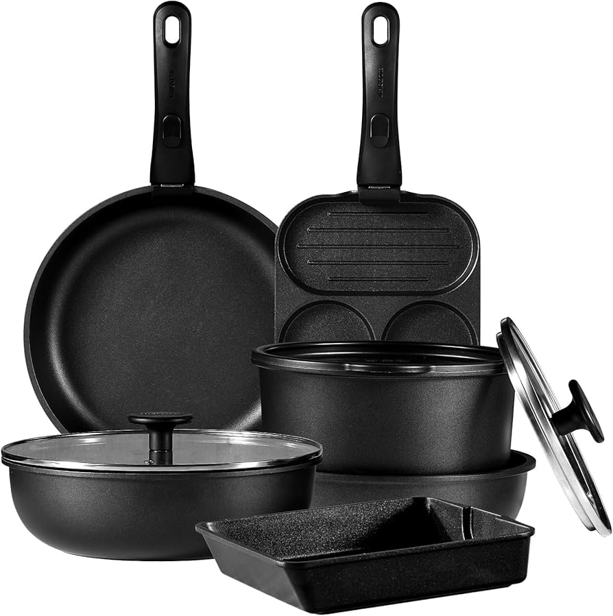 Amazon.co.jp: CAROTE カローテ フライパン 鍋 セット 11点 IH&ガス火