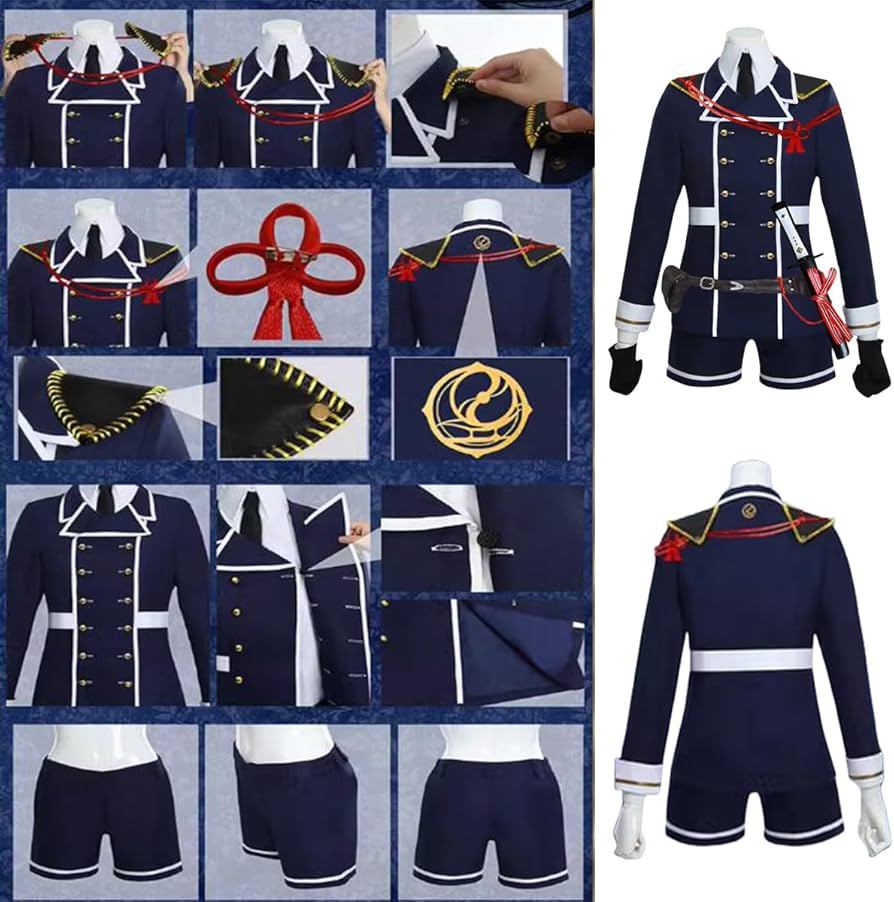 Amazon.co.jp: [HAOJEE]薬研藤四郎コスプレ戦闘服 武士服 刀剣乱舞 廻