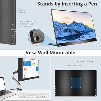Amazon.co.jp: モバイルモニター EVICIV 15.6インチ モバイル