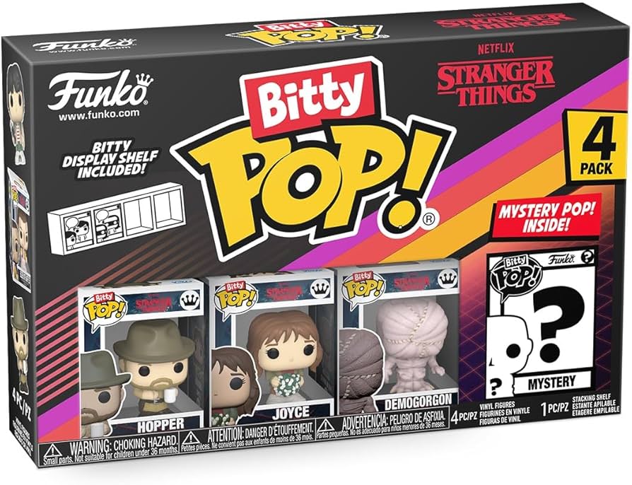 Amazon.com: Funko Pop Bitty: Stranger Things - Hopper, Joyce