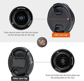Amazon | フロントレンズキャップカバー + 弾性紛失防止キャップ