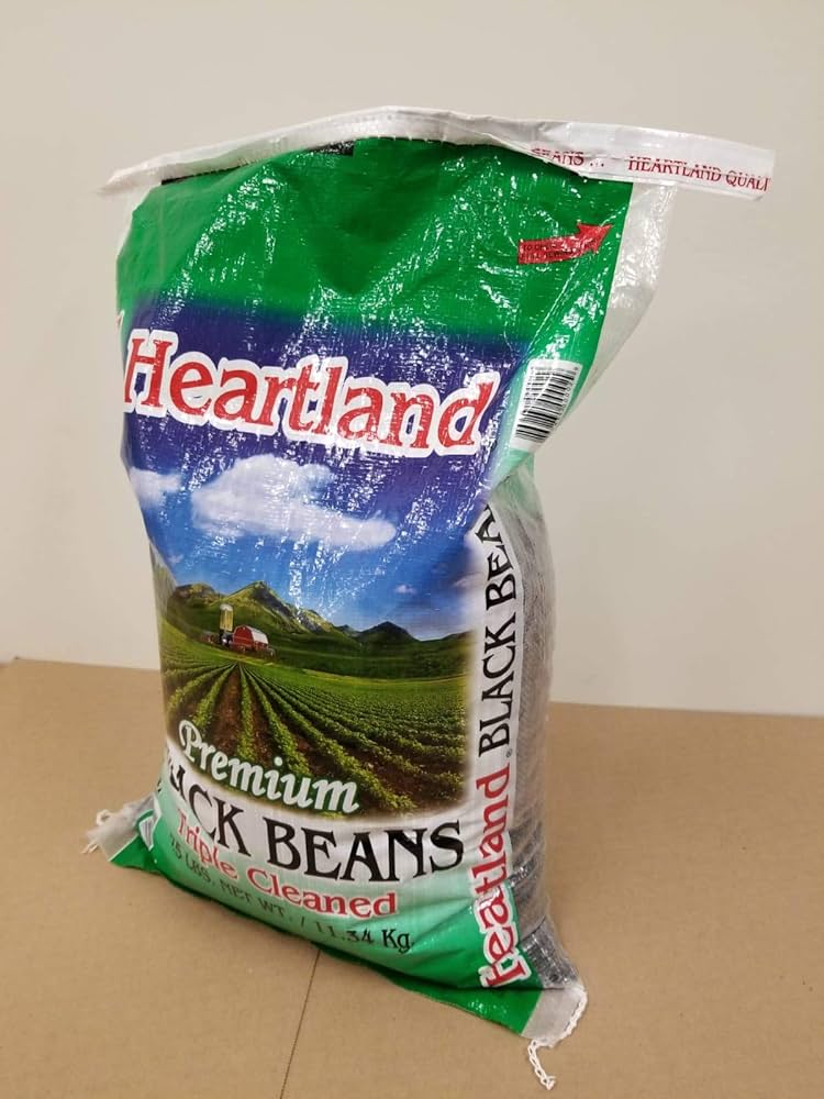 Amazon.com : Heartland Black Beans, Premium Quality, Grown in USA