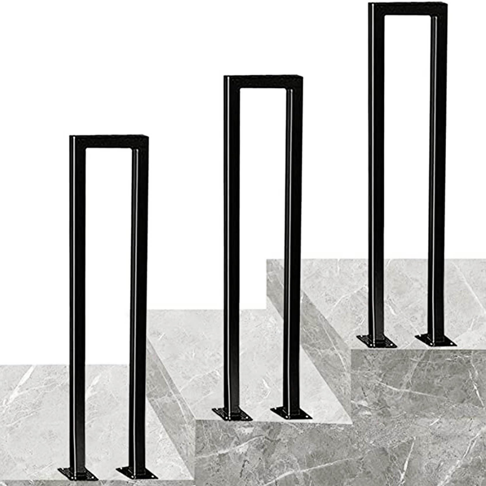 Amazon.co.jp: 手すり 玄関 暫定手すり U字型階段手すり ブラック