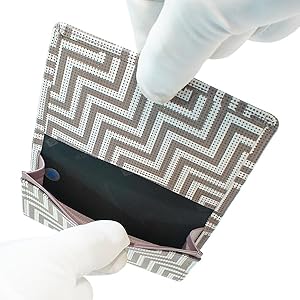 Amazon | [印傳屋] [インデンヤ] シェブロン 名刺入れ 7607 CHEVRON