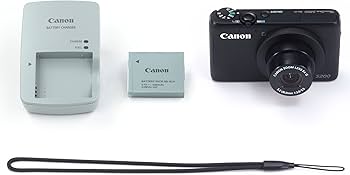 Amazon.co.jp: Canon PowerShot S200(BK) Digital Camera (Black), F