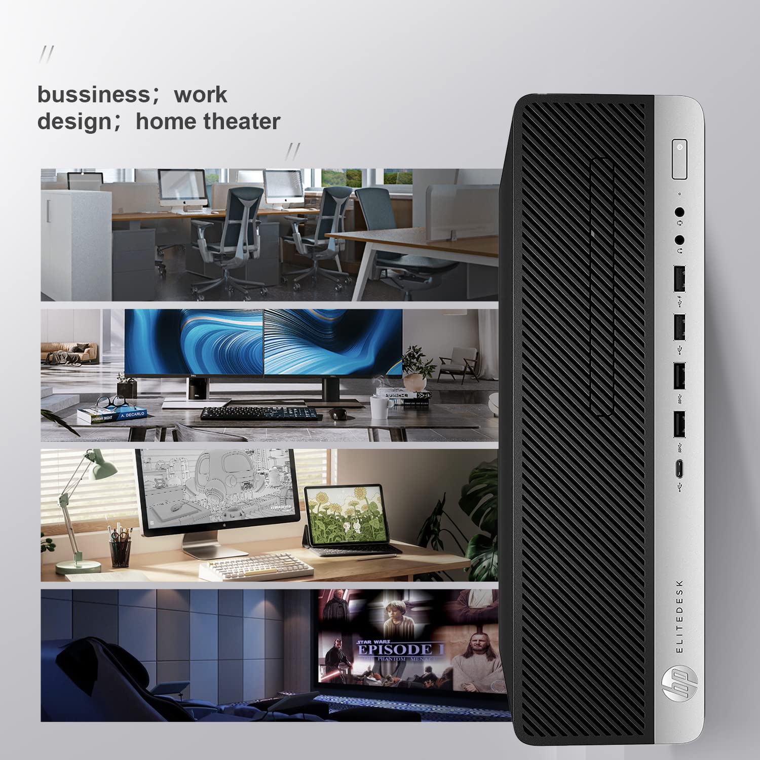 Amazon.com: HP Elitedesk 800 G3 SFF Desktop PC,Refurbished Desktop