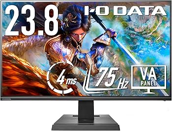 Amazon.co.jp: IODATA ゲーミングモニター 23.8インチ FHD 1080p 75Hz