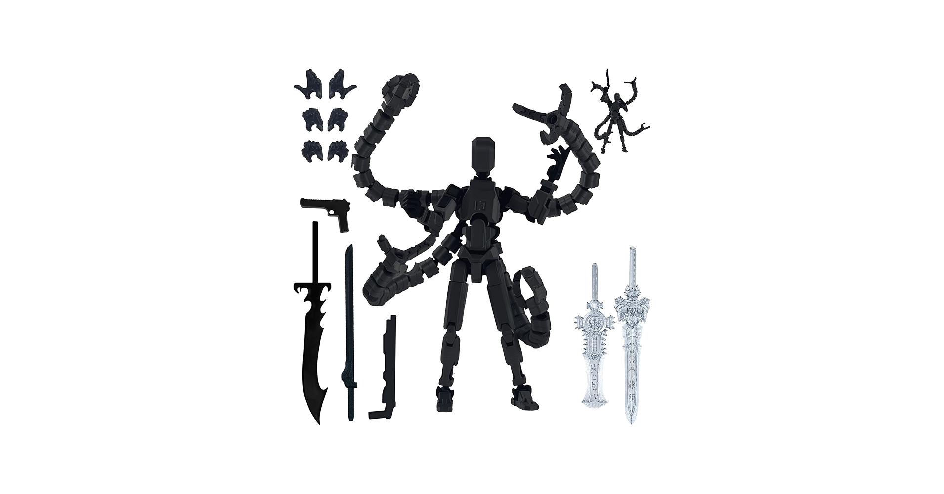 Amazon.com: Binvin T13 Assembly Completed Action Figure, Multi