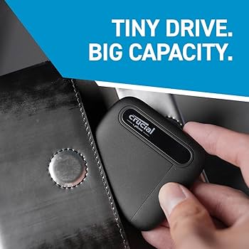 Amazon.com: Crucial X6 1TB Portable SSD – Up to 800MB/s, USB 3.2