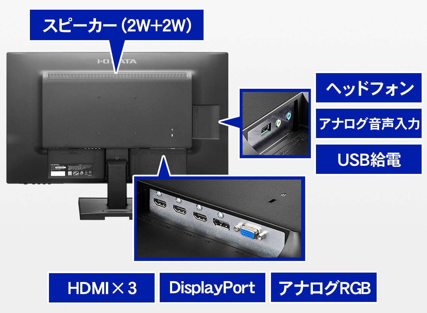 Amazon.co.jp: I-O Data EX-LD4K271DB 4K (60Hz) 27-inch Monitor, PS4