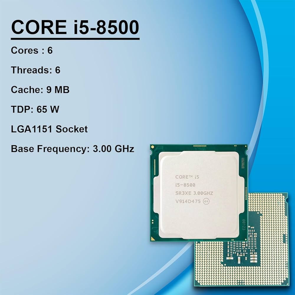 Amazon.in: Buy Core i5 8500 8th Gen, 3.0-4.1 GHz, LGA1151v2 (H310