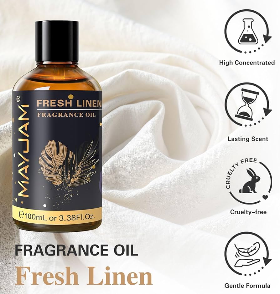 Amazon.com: MAYJAM 100ML/3.38FL.OZ Fresh Linen Fragrance Oils with