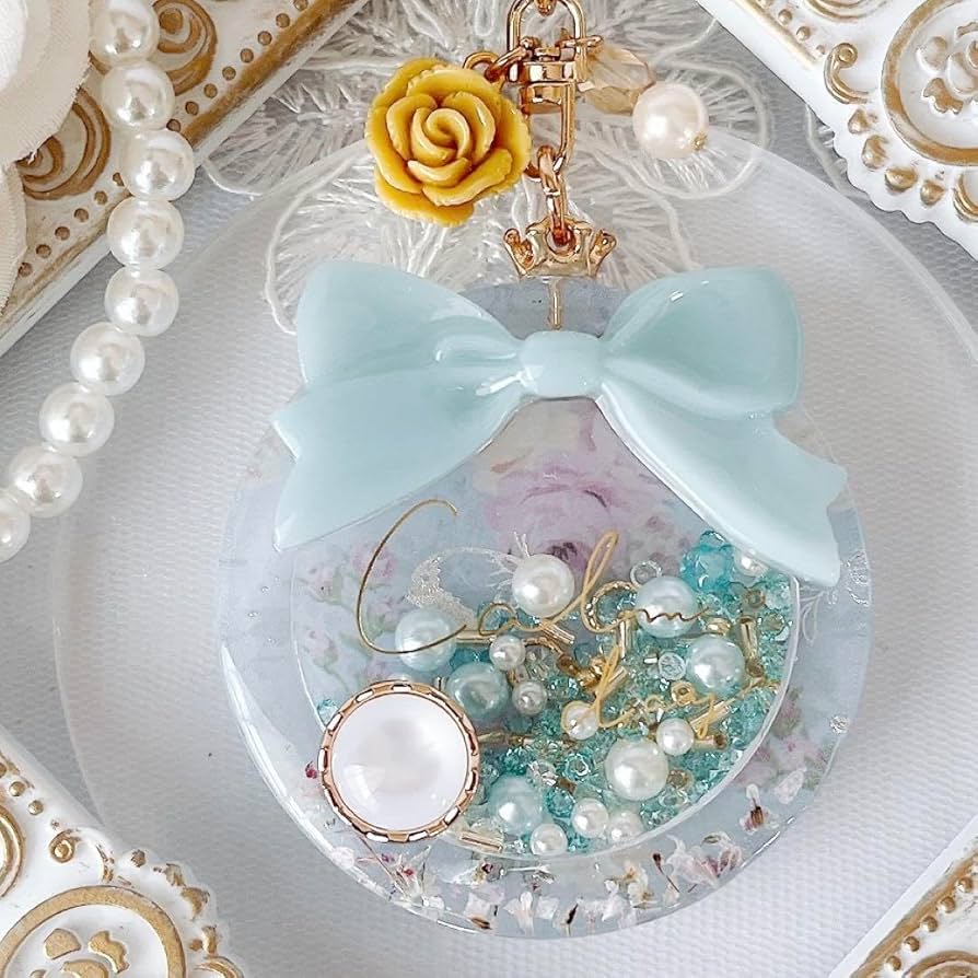 Amazon.co.jp: レジン バラ シェイカー シャカシャカ キーホルダー