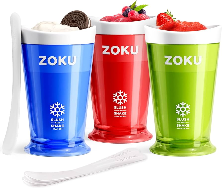 Amazon.com: ZOKU Original Slush and Shake Maker, Slushy Cup 3 Pack