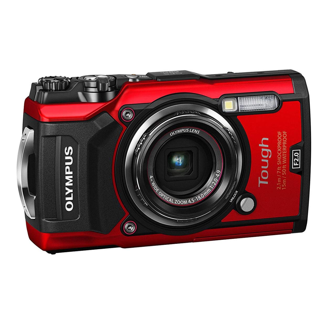 Amazon.com : OM SYSTEM Olympus TG-6 Red Underwater Camera