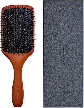 Amazon | Lupilina （ ルピリーナ ） ヘアブラシ パドルブラシ 豚毛