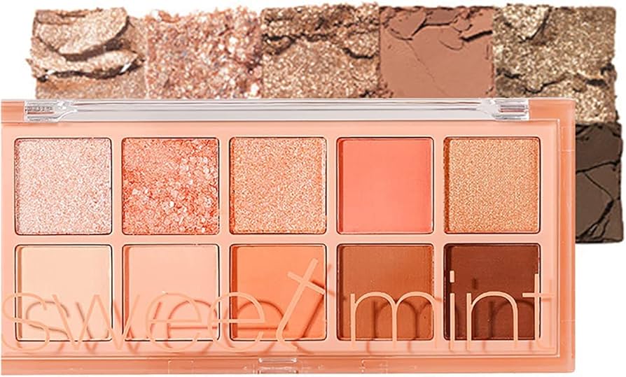 Amazon.co.jp: アイシャドウパレット10色日常バタフライアイパレット