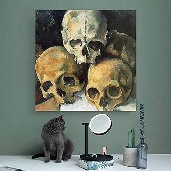 Amazon.co.jp: Paul Cézanneポール・セザンヌ《積み重ねた骸骨