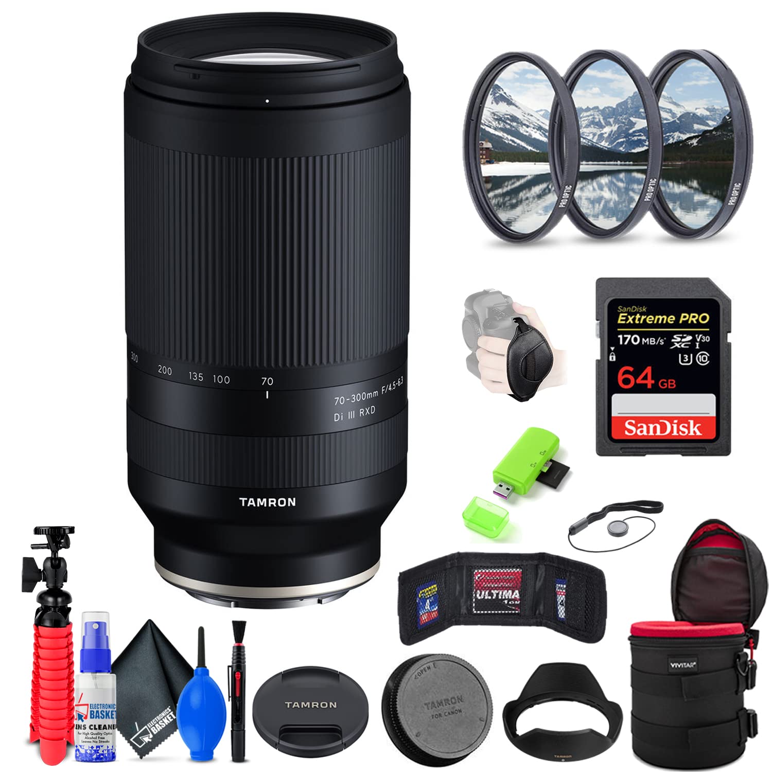 Amazon.com : Tamron 70-300mm f/4.5-6.3 Di III RXD Lens for Sony E