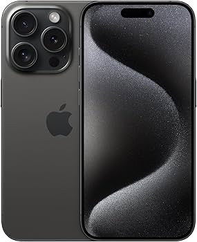 Amazon.com: Apple iPhone 15 Pro, 256GB, Black Titanium - Cricket