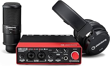 Amazon.com: Steinberg UR22C Recording Pack With Mic & Headphones
