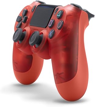 Amazon | ワイヤレスコントローラー (DUALSHOCK 4) レッド・クリスタル