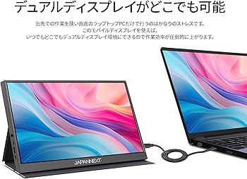 Amazon.co.jp: JAPANNEXT 10.5インチ モバイルモニター IPS パネル