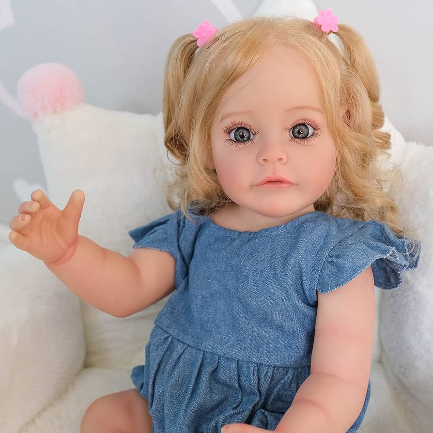 Amazon.co.jp: 55CM フルシリコンリボーン幼児人形女の子 22インチ現実