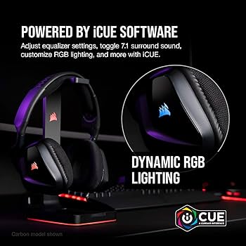 CORSAIR Void RGB Elite USB Premium Gaming Headset with 7.1