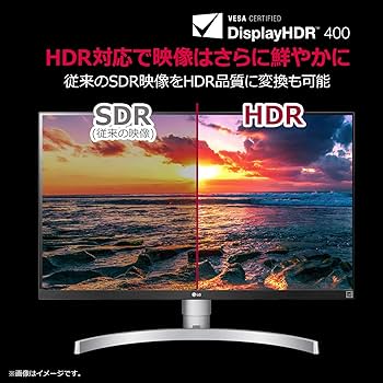Amazon.co.jp: LG モニター ディスプレイ 27UL650-W 27インチ/4K