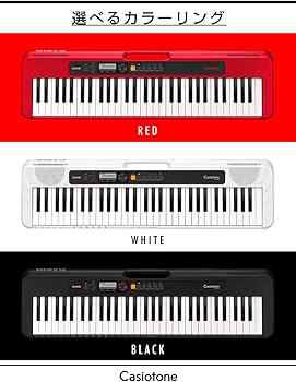Amazon | CASIO CT-S200 BK ヘッドホンセット 61鍵盤 Casiotone
