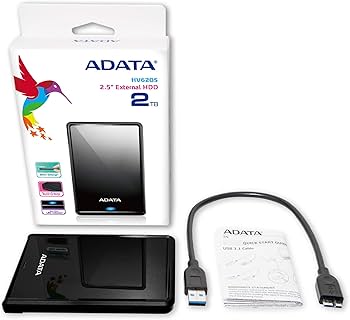 Amazon | ADATA Technology HV620S 外付けハードドライブ 2TB ブラック