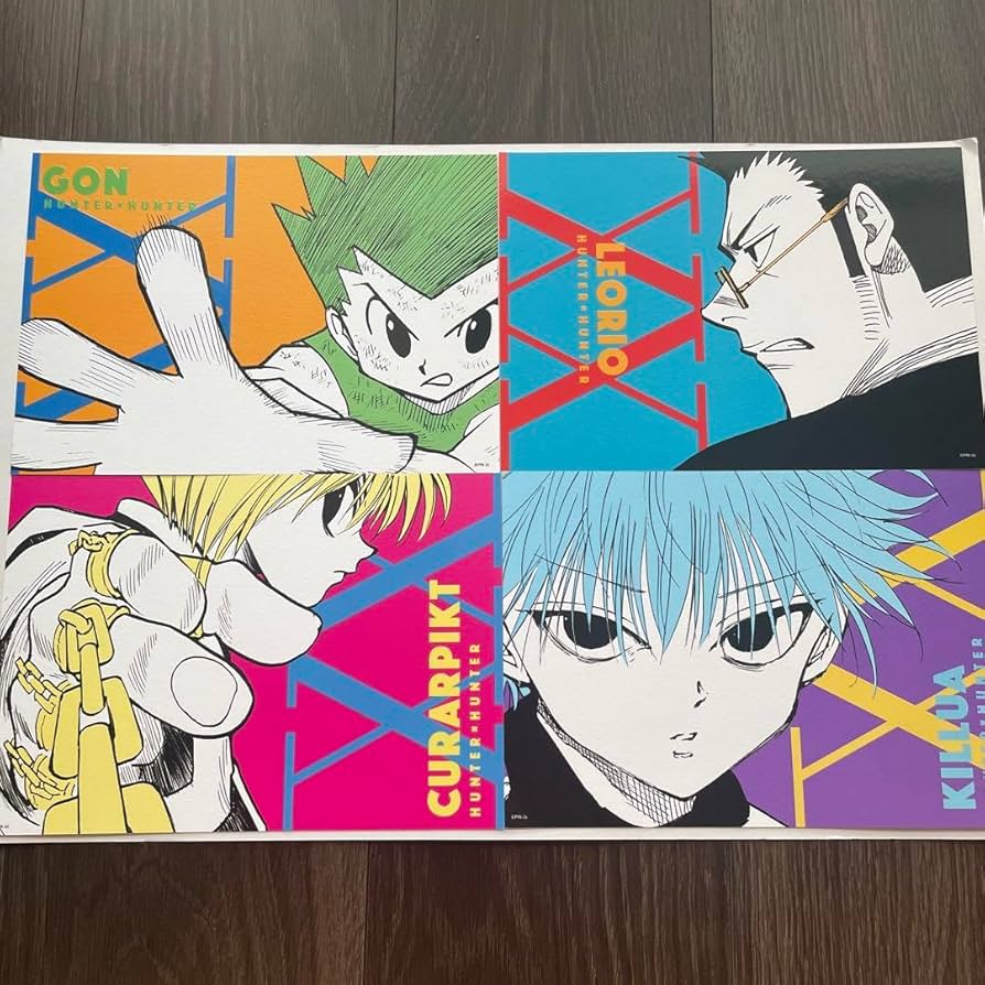 Amazon.co.jp: HUNTER × HUNTER アートカードコレクション 4枚セット