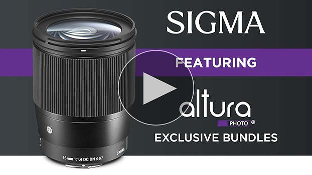 Amazon.com : Sigma 16mm F1.4 DC DN Contemporary Lens for Sony E