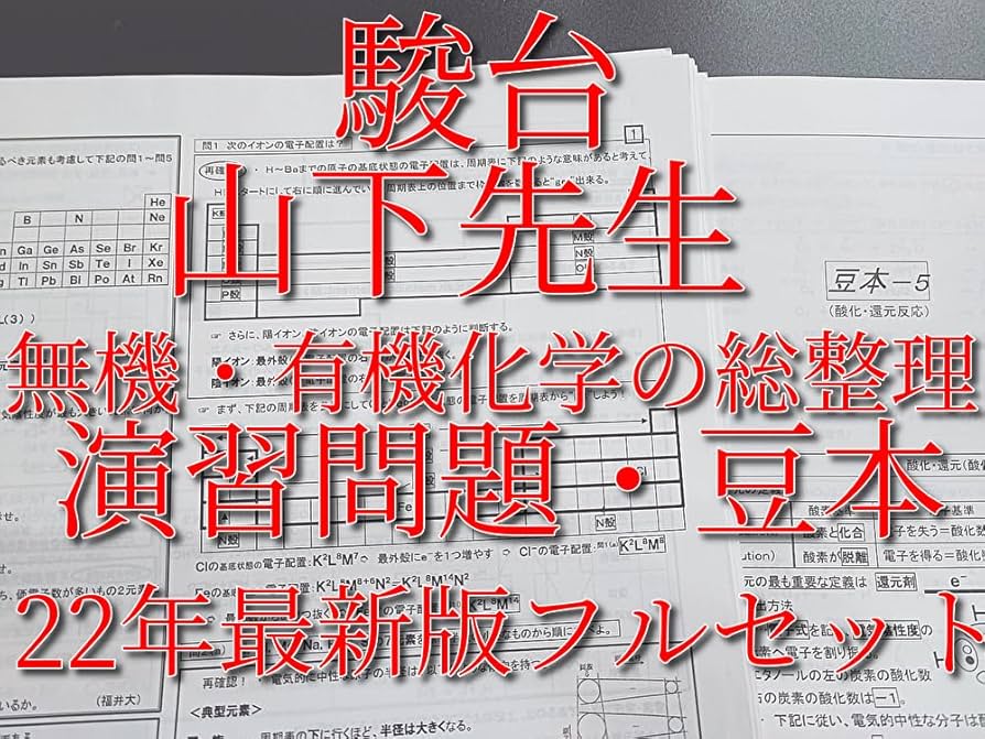 河合塾 22年基礎・完成 化学T①②プリント 大西先生 駿台 鉄緑会 Z会