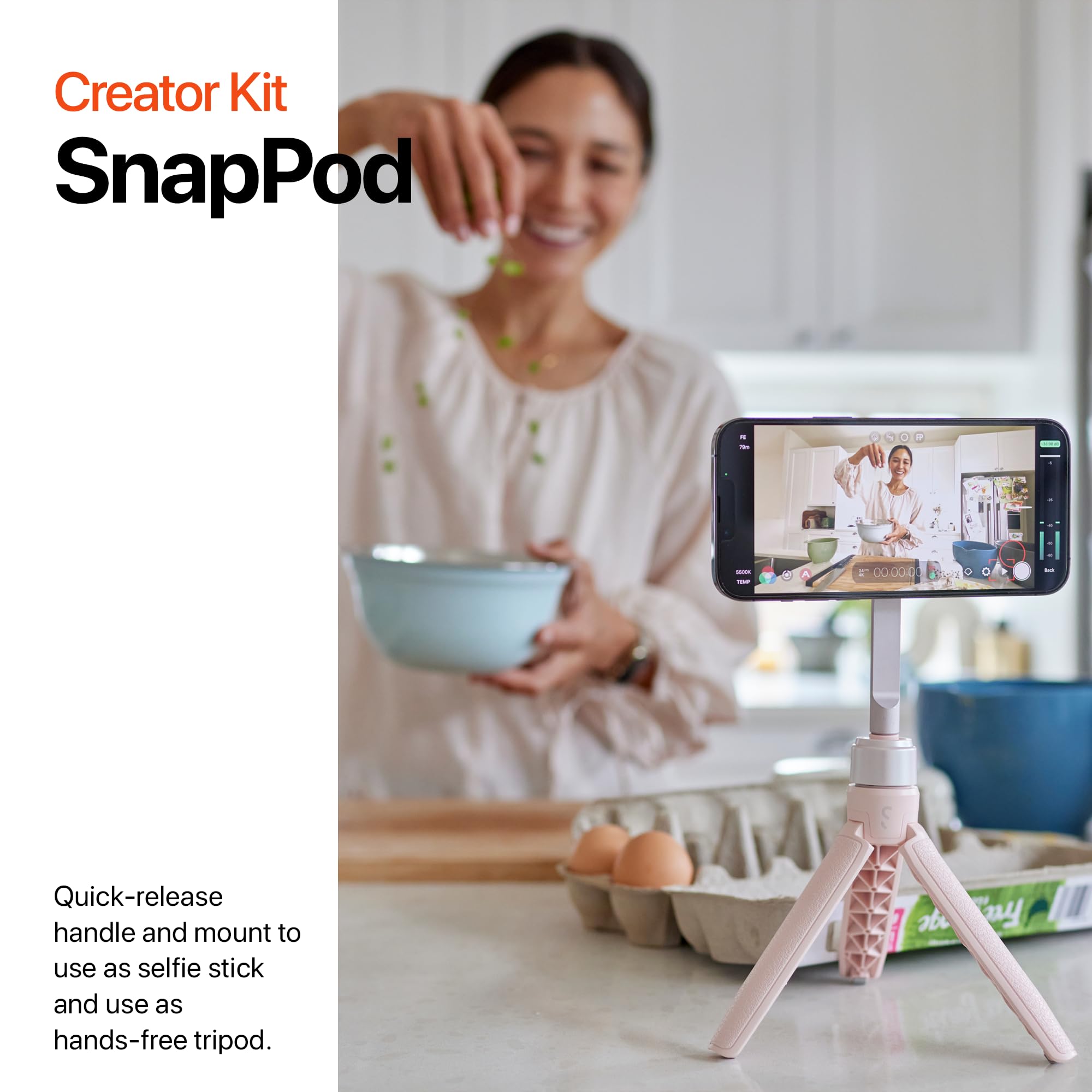 Amazon.com: ShiftCam SnapGrip Creator Kit for Content Creators