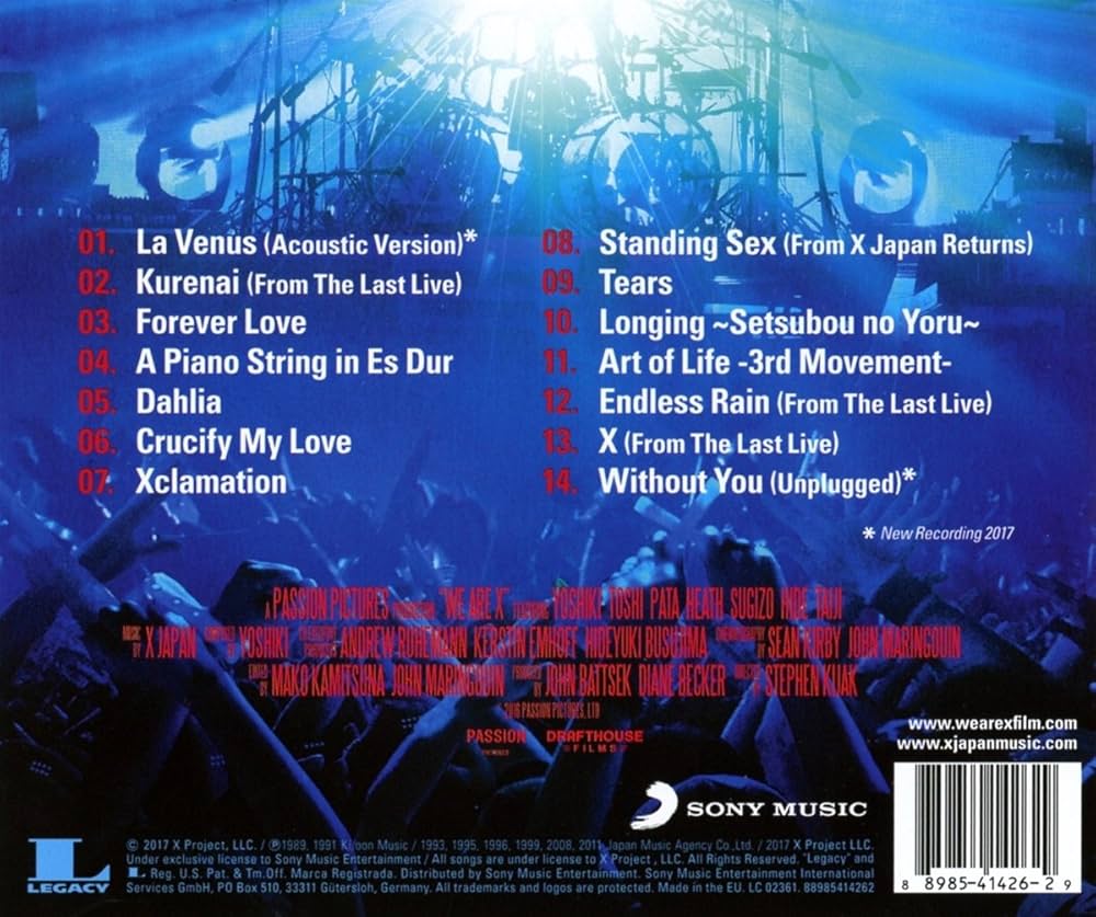 X JAPAN - We Are X Soundtrack - Amazon.com Music