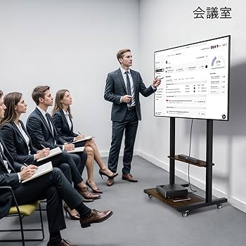 Amazon.co.jp: UNHO テレビスタンド テレビ台 キャスター付き モニター