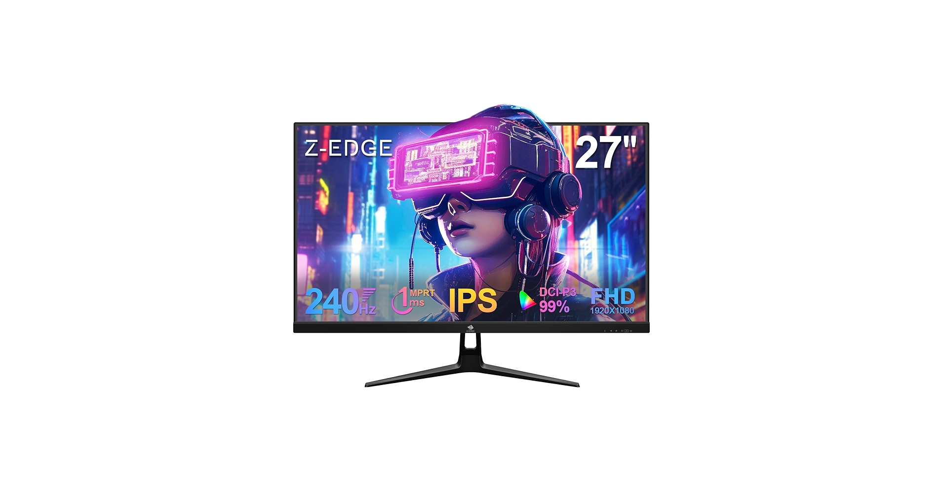 Amazon.com: Z-Edge 27 inch Gaming Monitor, FHD 1080P 240Hz, Ultra