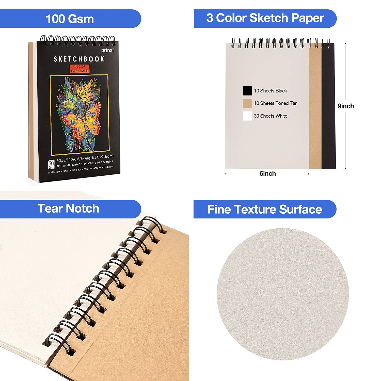 Amazon.co.jp: Prina 76パック スケッチセット プロアートスケッチ用品