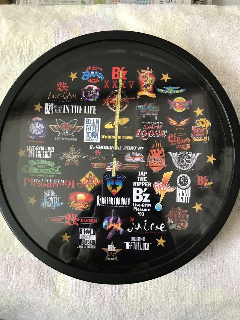 Amazon.co.jp: B'z 35th 時計 壁かけ時計 XRN4G8 : ホーム＆キッチン