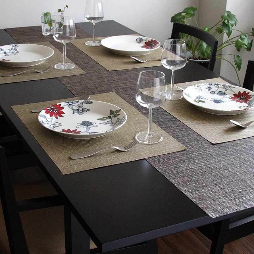 Amazon｜チルウィッチ テーブルランナー ミニバスケットウィーブ