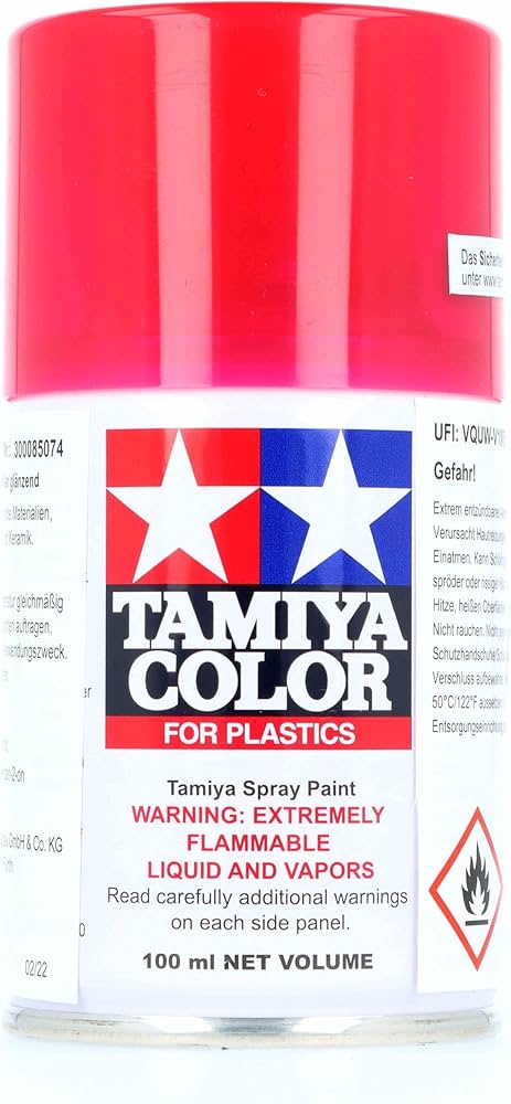 Amazon | タミヤ スプレー No.74 TS-74 クリヤーレッド 85074 | カラー