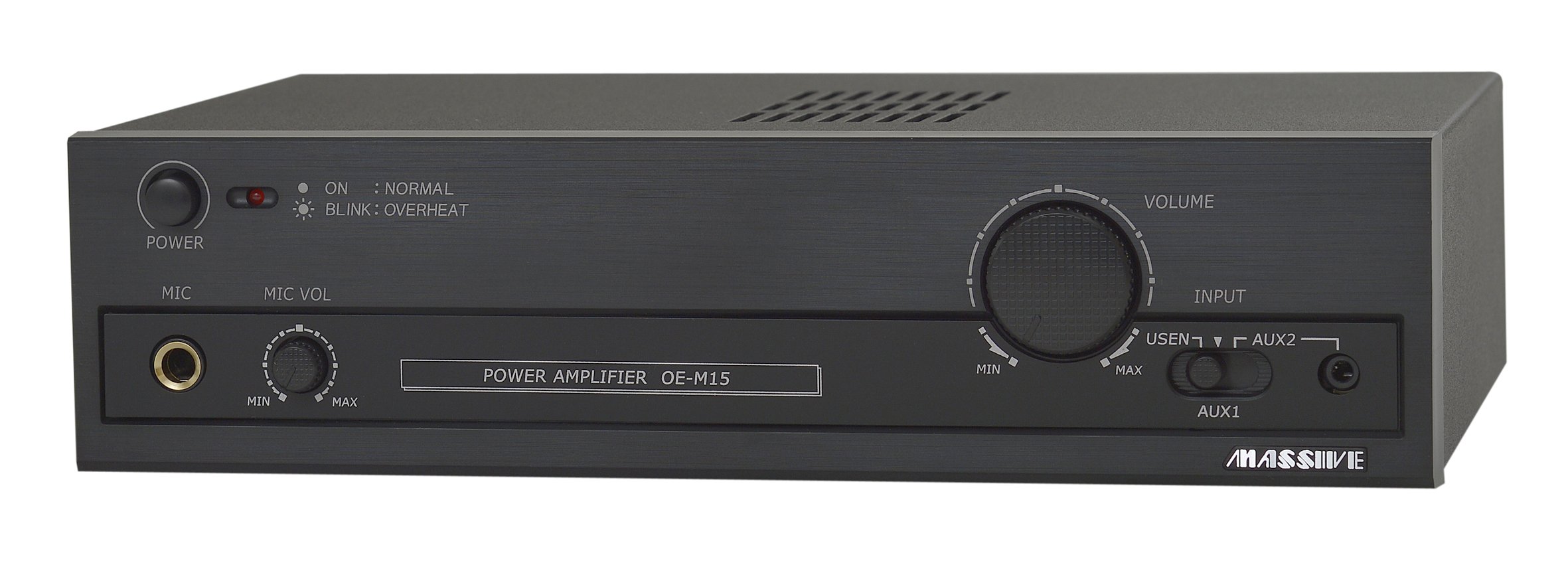 Amazon | MASSIVE マッシブ モノラルアンプ(ロー・インピーダンス/ハイ