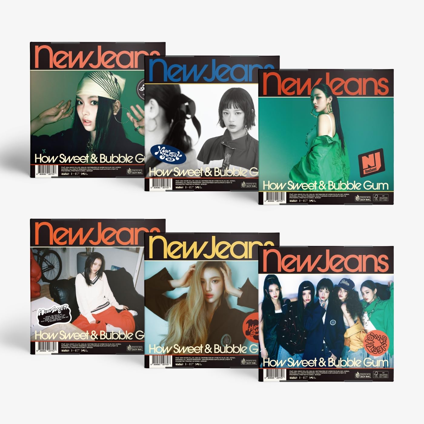 Amazon.co.jp: NewJeans How Sweet ダブルシングルアルバム