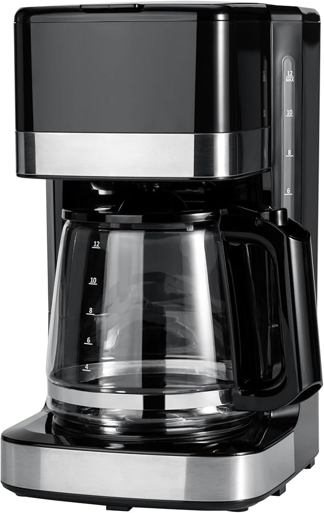 Amazon.com: Amazon Basics 12 Cup Drip Coffee Maker with Glass