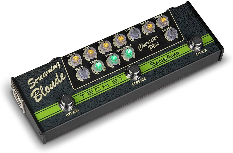 Amazon.com: Tech 21 SansAmp Character Plus - Screaming Blonde